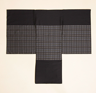 お召地　絵羽格子