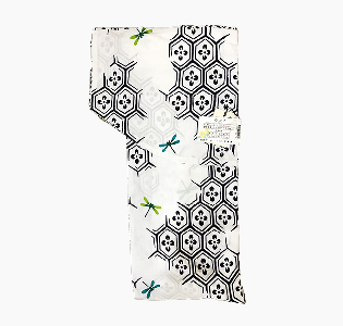 綿コーマ地　トンボ　やぶれ亀甲柄