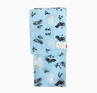 綿コーマ地　龍　波柄