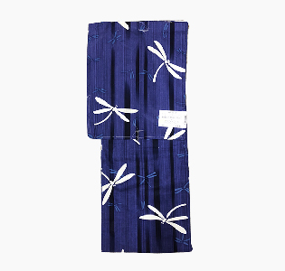 三河木綿　トンボ柄